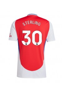 Arsenal Raheem Sterling #30 Voetbaltruitje Thuis tenue 2024-25 Korte Mouw